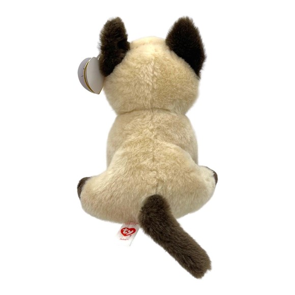 Ty Beanie Babies JADEN the Siamese Kitten Cat Plush Stuffed Animal 7 In VelvTY - Picture 4 of 12